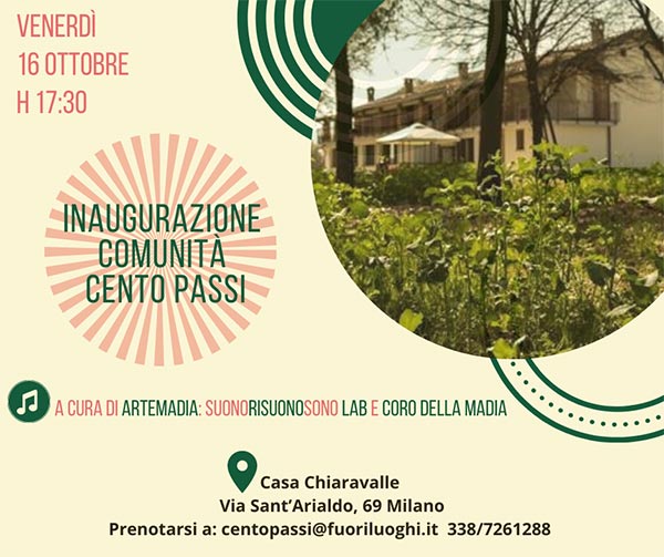 inaugurazione comunita cento passi