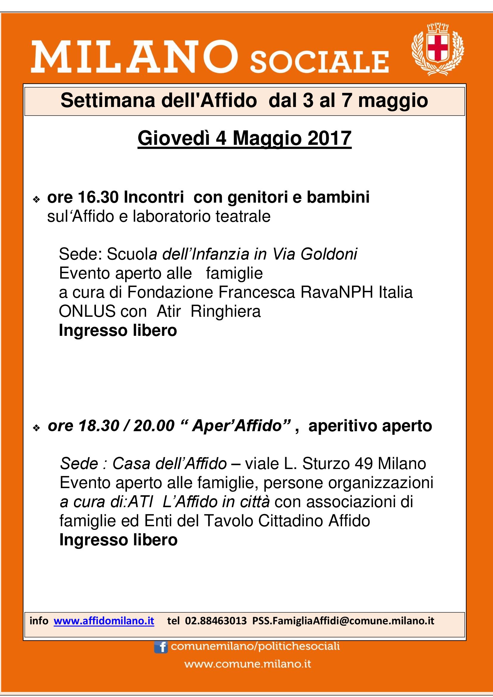 4 maggioA4 Programma